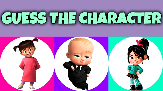 Guess the character quiz screenshots