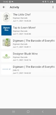 Digimarc Discover screenshots