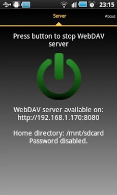 WebDAV Server screenshots