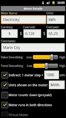 Energy Consumption Analyzer screenshots