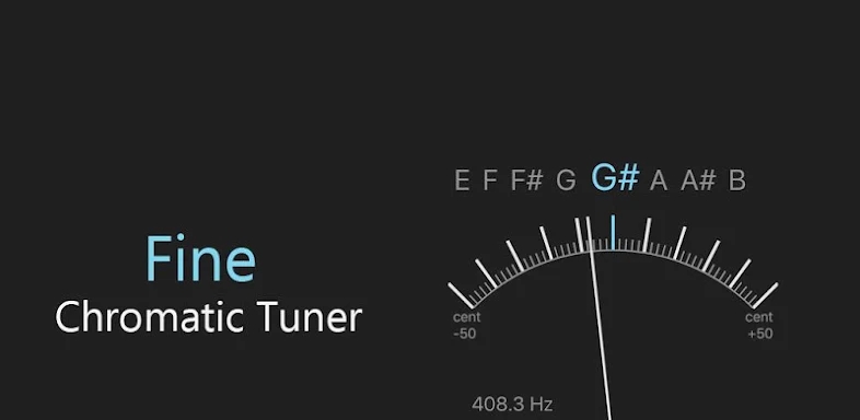 Fine Chromatic Tuner screenshots