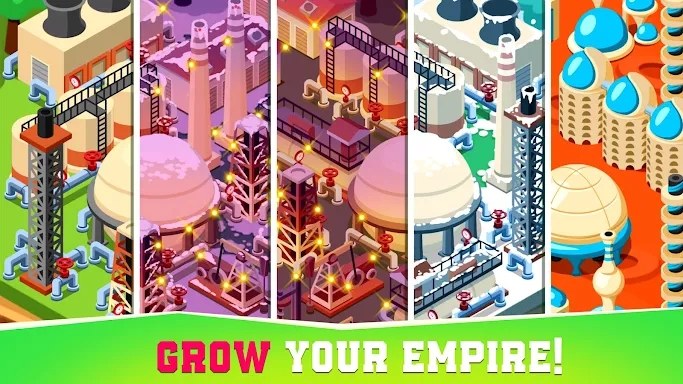 Oil Tycoon idle tap miner game screenshots