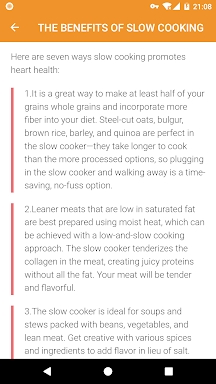Heart Healthy Cookbook for Slow Cookers screenshots