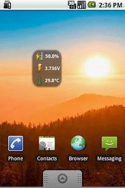 BatStat Battery Widget screenshots