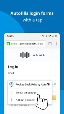 Pocket Geek Privacy screenshots