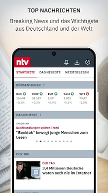 ntv Nachrichten screenshots