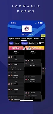 TennisONE - Tennis Live Scores screenshots