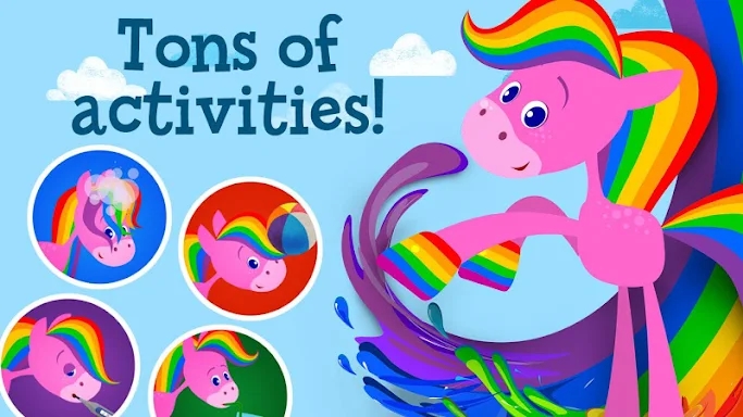 My Pet Rainbow Horse for Kids screenshots