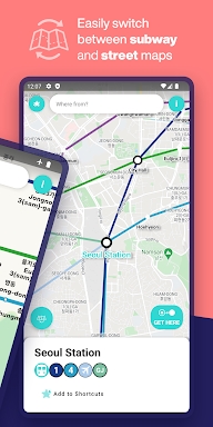 Seoul Metro Subway Map screenshots