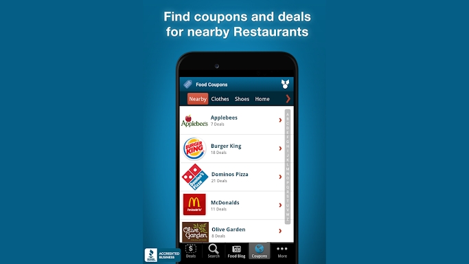 Restaurant Coupons & Deals screenshots