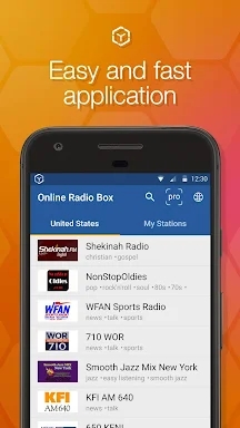 Online Radio Box radio player screenshots