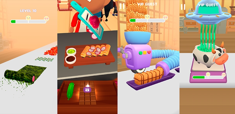 Sushi Roll 3D - Cooking ASMR screenshots