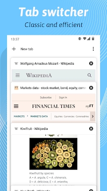 Kiwi Browser - Fast & Quiet screenshots