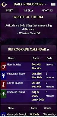 AstroMatrix Birth Horoscopes screenshots