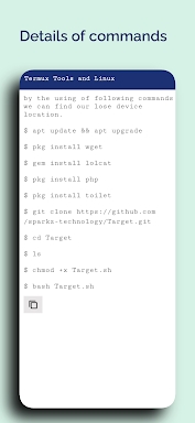 Termux Hacking - Linux Command screenshots