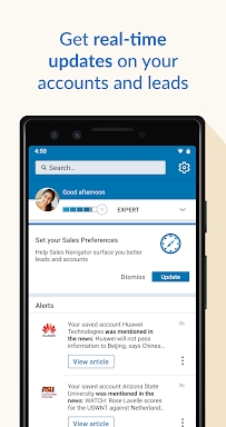 LinkedIn Sales Navigator screenshots