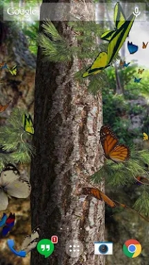Butterflies 3D live wallpaper screenshots