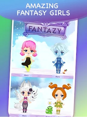 Fantasy Dress Up Avatar Maker screenshots