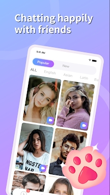 Cocoo-online video chat screenshots