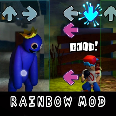 Fnf Real Rainbow Friends game screenshots