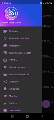 Media Player Cast, Chromecast screenshots