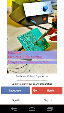 EduQuiz:Electrical Engineering screenshots
