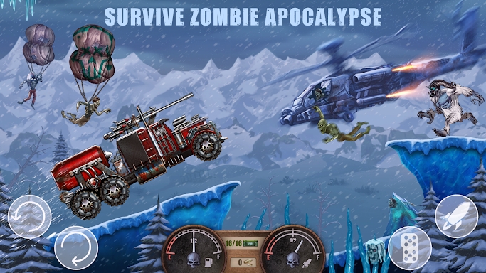Zombie Hill Racing: Earn Climb screenshots