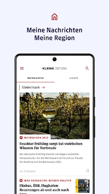 Kleine Zeitung screenshots