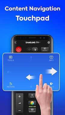 Samsung smart TV remote App screenshots