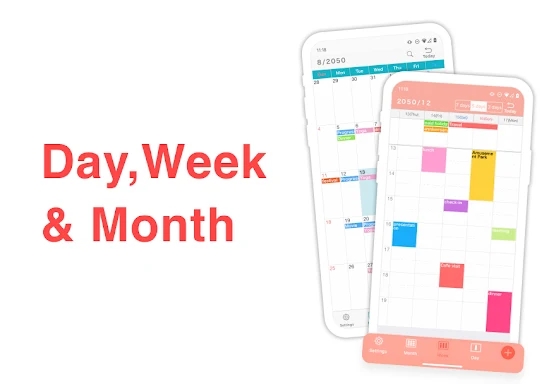 Simple Calendar - easy planner screenshots
