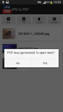 JPG to PDF Converter screenshots