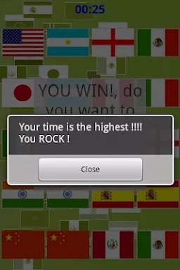 Memory Flag Game screenshots