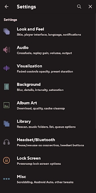 Poweramp Music Player (Trial) screenshots