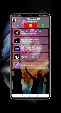 Samsung Galaxy S21 ringtones screenshots
