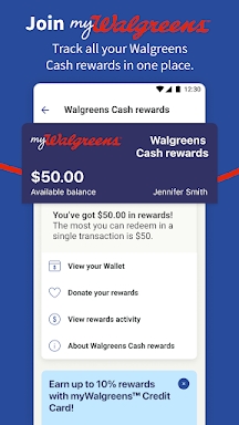 Walgreens screenshots