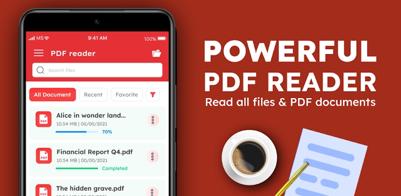PDF Reader: Read all PDF files screenshots