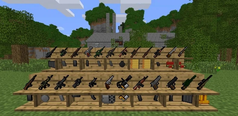 Guns Mod for Minecraft PE 2024 screenshots