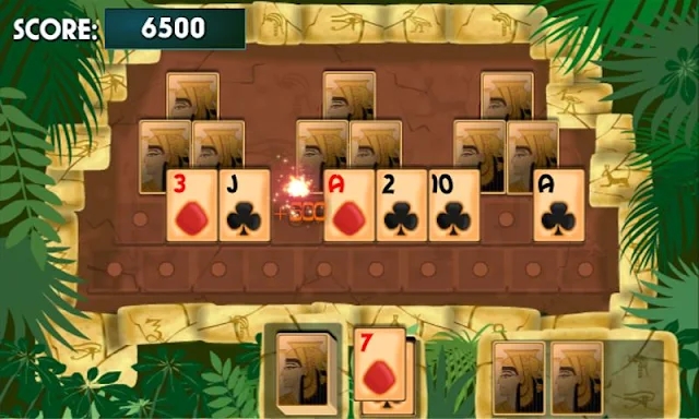 PYRAMID SOLITAIRE card game screenshots