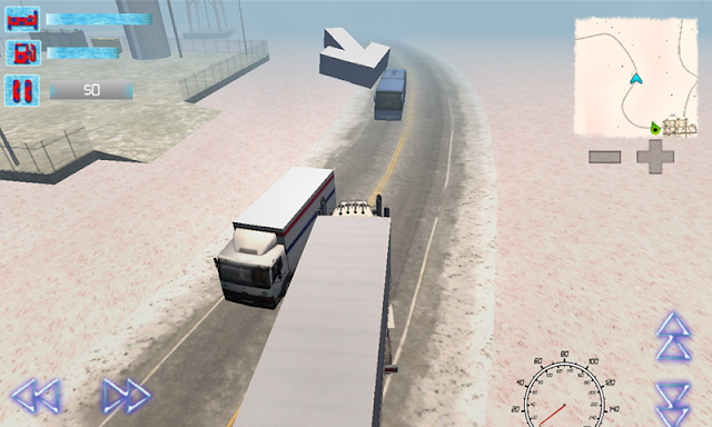 Trucker 3D Alaska Winter Roads screenshots
