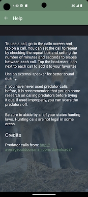 Predator Calls screenshots