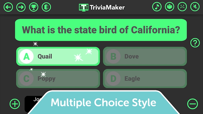 TriviaMaker - Quiz Creator screenshots