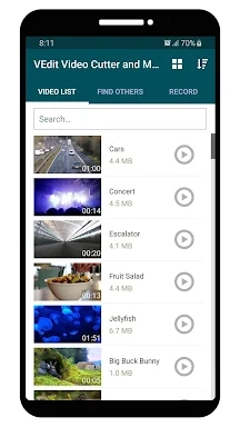 VEdit Video Cutter and Merger screenshots