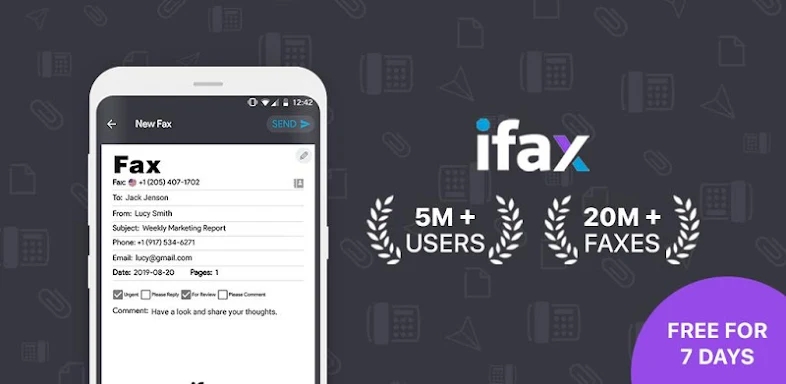 iFax - Send & receive fax app screenshots