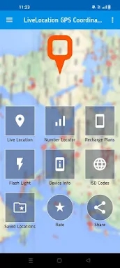 Live Location, GPS Coordinates screenshots
