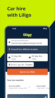Liligo - Flight, Train & Car screenshots