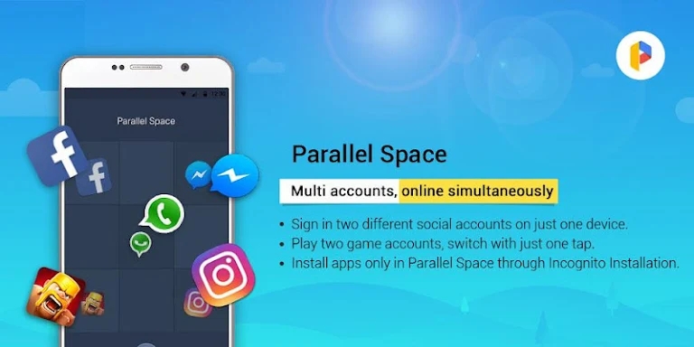 Parallel Space - Multiple acco screenshots