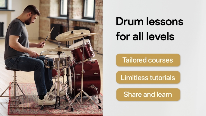 Learn Drums App - Drumming Pro screenshots
