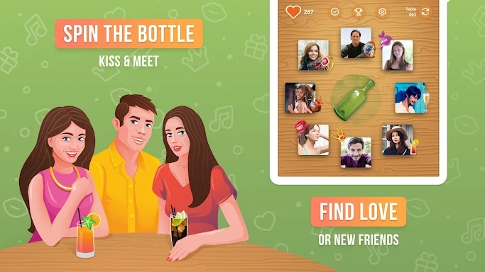 Spin the Bottle: Stranger chat screenshots