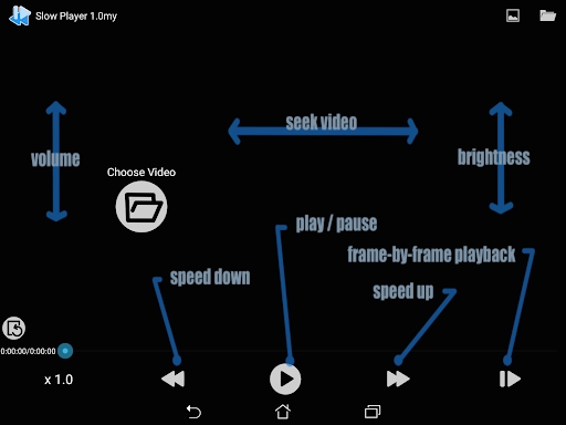 Slow motion/Frame Player screenshots