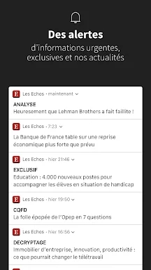 Les Echos, actualités éco screenshots